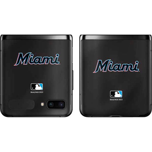 MLB Miami Marlins Jersey Alternate Galaxy Z Flip Skin