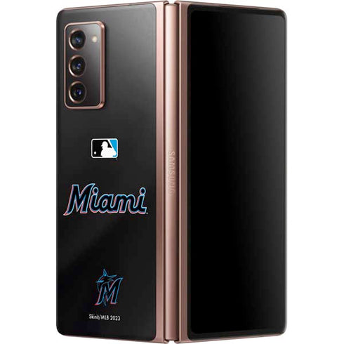 MLB Miami Marlins Jersey Alternate Galaxy Z Fold2 5G Skin