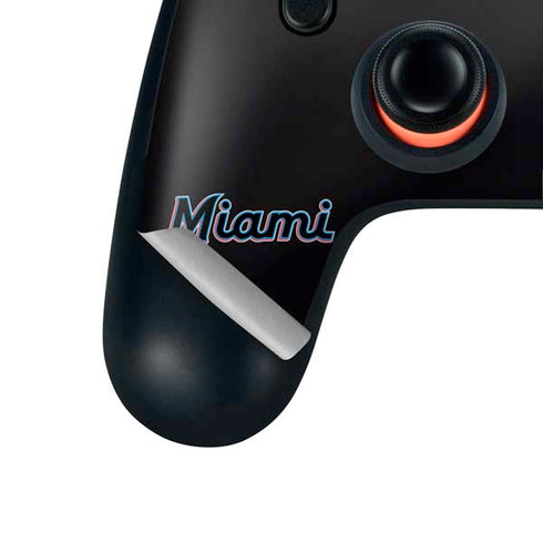MLB Miami Marlins Jersey Alternate Google Stadia Controller Skin