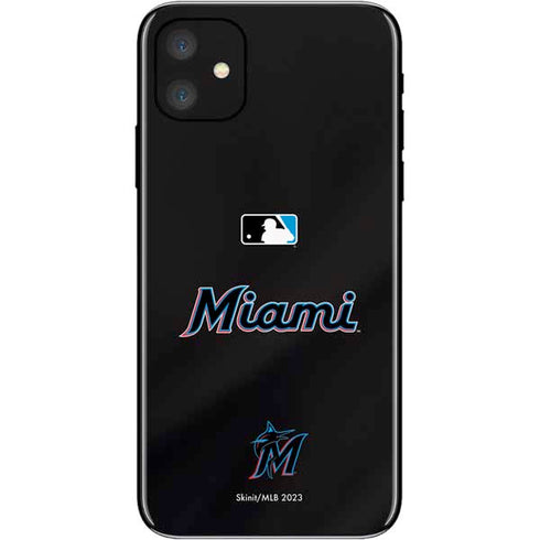 MLB Miami Marlins Jersey Alternate iPhone 11 Skin