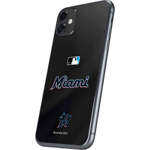 MLB Miami Marlins Jersey Alternate iPhone 11 Skin