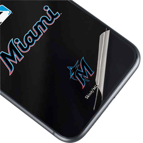 MLB Miami Marlins Jersey Alternate iPhone 11 Skin