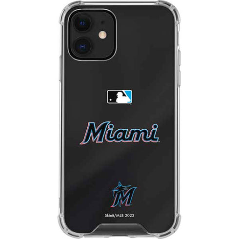 MLB Miami Marlins Jersey Alternate iPhone 12 Clear Case
