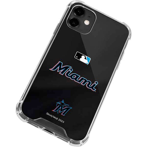 MLB Miami Marlins Jersey Alternate iPhone 12 Clear Case