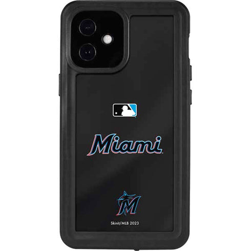 MLB Miami Marlins Jersey Alternate iPhone 12 Mini Waterproof Case