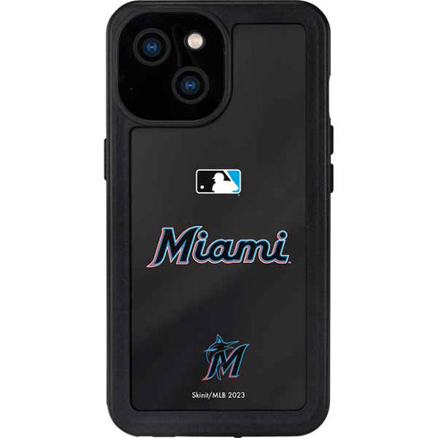 MLB Miami Marlins Jersey Alternate iPhone 13 Mini Waterproof Case