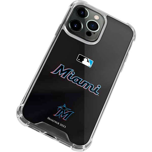 MLB Miami Marlins Jersey Alternate iPhone 13 Pro Max Clear Case