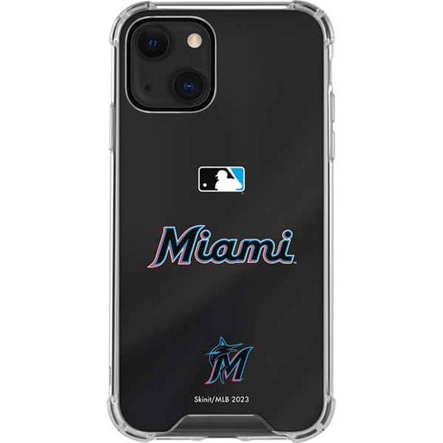 MLB Miami Marlins Jersey Alternate iPhone 15 Plus Clear Case