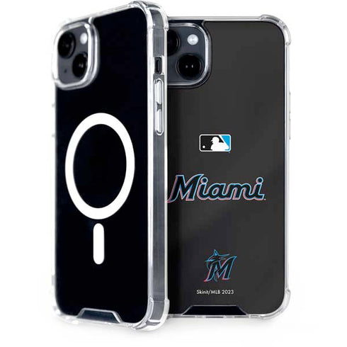 MLB Miami Marlins Jersey Alternate iPhone 15 Plus MagSafe Case