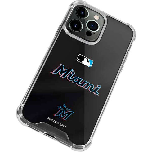 MLB Miami Marlins Jersey Alternate iPhone 15 Pro Clear Case