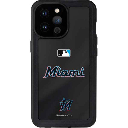 MLB Miami Marlins Jersey Alternate iPhone 14 Pro Max Waterproof Case