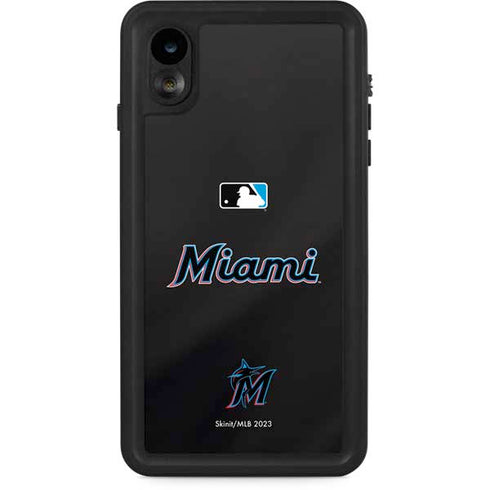MLB Miami Marlins Jersey Alternate iPhone XR Waterproof Case