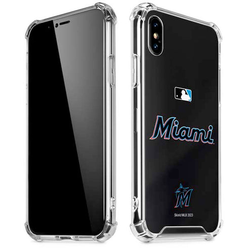 MLB Miami Marlins Jersey Alternate iPhone XS Max Clear Case