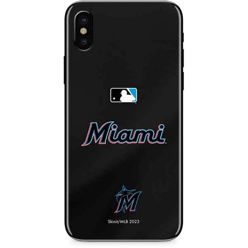MLB Miami Marlins Jersey Alternate iPhone XS Max Skin