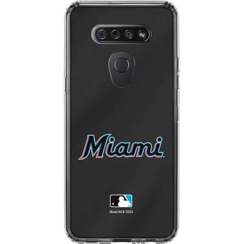 MLB Miami Marlins Jersey Alternate LG K51/Q51 Clear Case