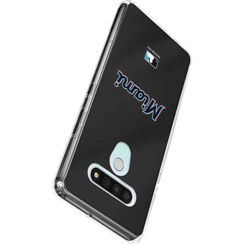 MLB Miami Marlins Jersey Alternate LG Stylo 6 Clear Case