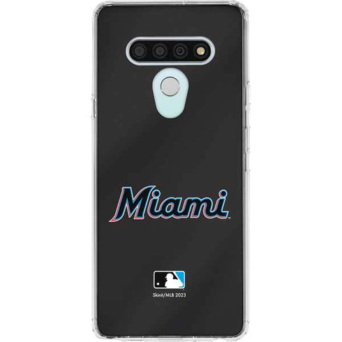 MLB Miami Marlins Jersey Alternate LG Stylo 6 Clear Case