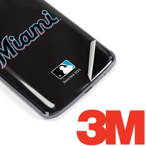 MLB Miami Marlins Jersey Alternate Moto E5 Plus Skin