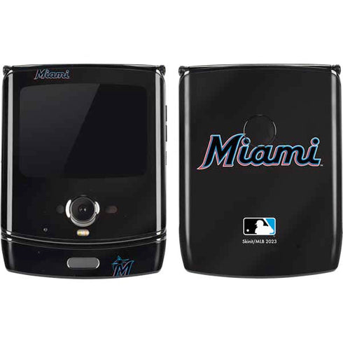 MLB Miami Marlins Jersey Alternate Motorola RAZR Skin