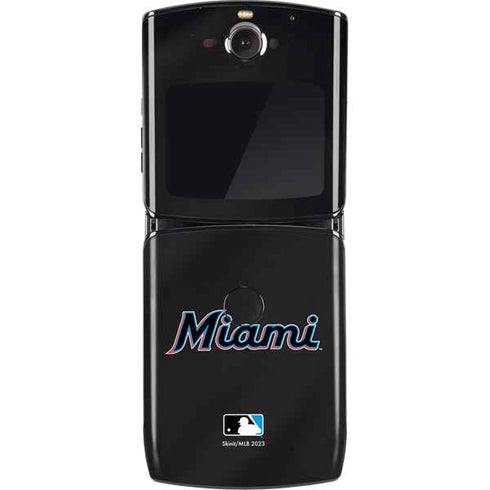 MLB Miami Marlins Jersey Alternate Motorola RAZR Skin