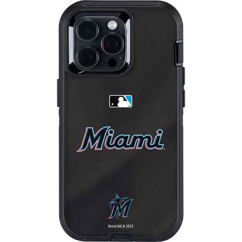 MLB Miami Marlins Jersey Alternate Otterbox Defender iPhone Skin