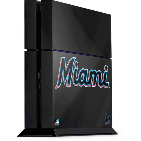 MLB Miami Marlins Jersey Alternate PS4 Console Skin