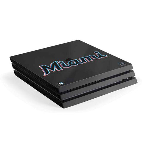 MLB Miami Marlins Jersey Alternate PS4 Pro Console Skin