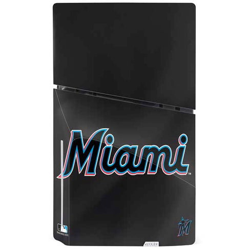 MLB Miami Marlins Jersey Alternate PS5 Slim Disk Console Skin