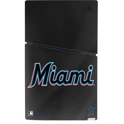 MLB Miami Marlins Jersey Alternate PS5 Slim Digital Edition Console Skin