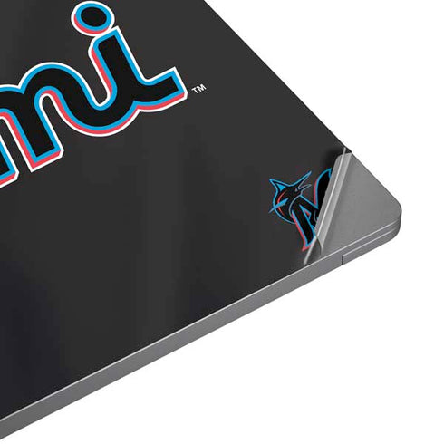 MLB Miami Marlins Jersey Alternate Universal Laptop 18in (14.6 x 10.6in) Skin