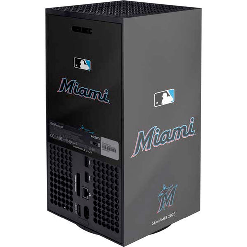 MLB Miami Marlins Jersey Alternate Xbox Series X Console Skin