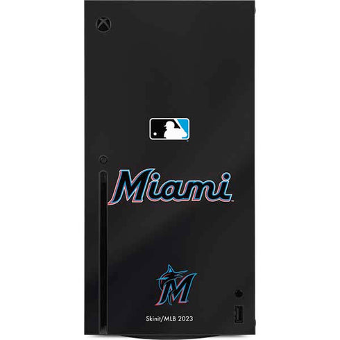 MLB Miami Marlins Jersey Alternate Xbox Series X Console Skin