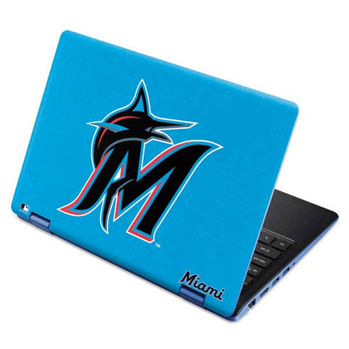 MLB Miami Marlins Solid Distressed Aspire R11 11.6in Skin