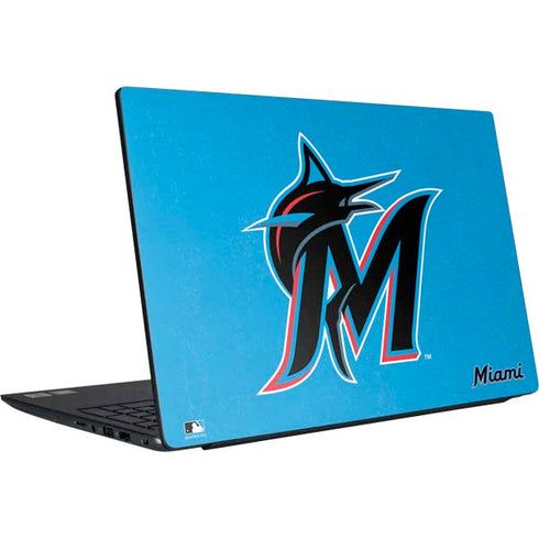 MLB Miami Marlins Solid Distressed Dell Vostro Skin