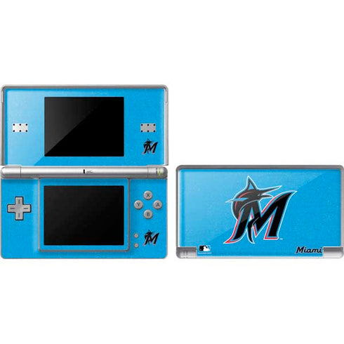 MLB Miami Marlins Solid Distressed DS Lite Skin