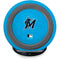 MLB Miami Marlins Solid Distressed Fast Charge Wireless Charging Stand Skin