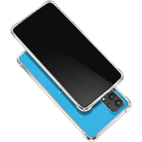 MLB Miami Marlins Solid Distressed Galaxy A32 5G Clear Case