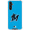 MLB Miami Marlins Solid Distressed Galaxy A54 5G Clear Case