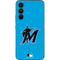 MLB Miami Marlins Solid Distressed Galaxy A54 5G Skin