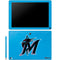 MLB Miami Marlins Solid Distressed Galaxy Book 12in Skin