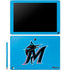 MLB Miami Marlins Solid Distressed Galaxy Book 12in Skin