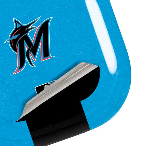 MLB Miami Marlins Solid Distressed Galaxy Buds Pro Skin