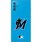 MLB Miami Marlins Solid Distressed Galaxy Note 10 Plus Skin