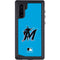MLB Miami Marlins Solid Distressed Galaxy Note 10 Waterproof Case