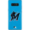 MLB Miami Marlins Solid Distressed Galaxy Note 8 Skin