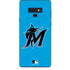 MLB Miami Marlins Solid Distressed Galaxy Note 9 Skin