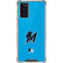 MLB Miami Marlins Solid Distressed Galaxy Note20 5G Clear Case