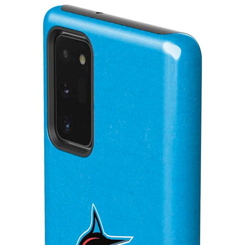 MLB Miami Marlins Solid Distressed Galaxy Note20 5G Pro Case