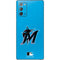MLB Miami Marlins Solid Distressed Galaxy Note20 5G Skin