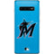 MLB Miami Marlins Solid Distressed Galaxy S10 Plus Skin